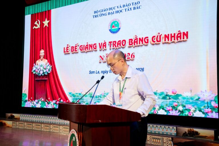 Trường Đại học Tây Bắc tổ chức Lễ bế giảng và trao bằng Cử nhân đợt 1, năm học 2025–2026