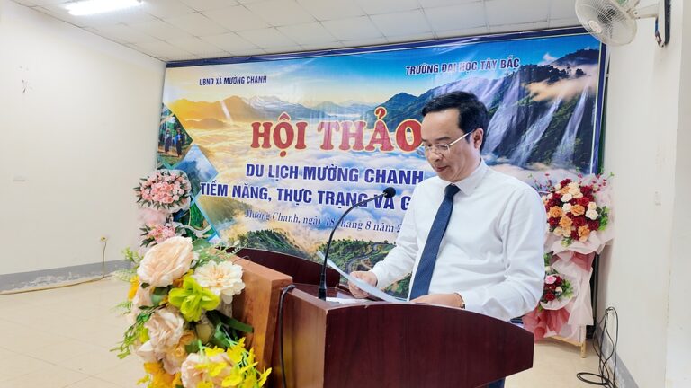 Trường Đại học Tây Bắc đồng hành cùng xã Mường Chanh tổ chức Hội thảo khoa học “Du lịch Mường Chanh: Tiềm năng, thực trạng và giải pháp”