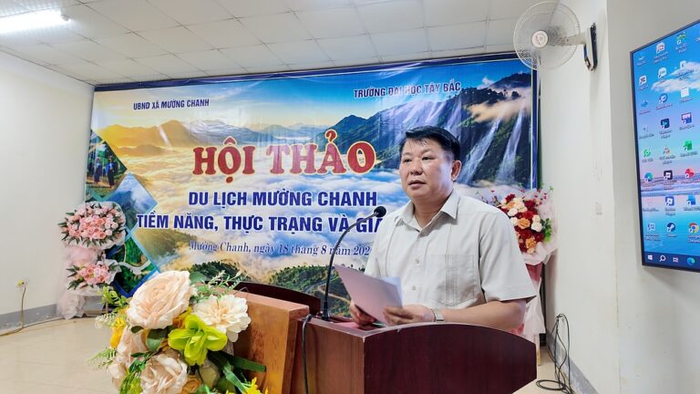 Trường Đại học Tây Bắc đồng hành cùng xã Mường Chanh tổ chức Hội thảo khoa học “Du lịch Mường Chanh: Tiềm năng, thực trạng và giải pháp”
