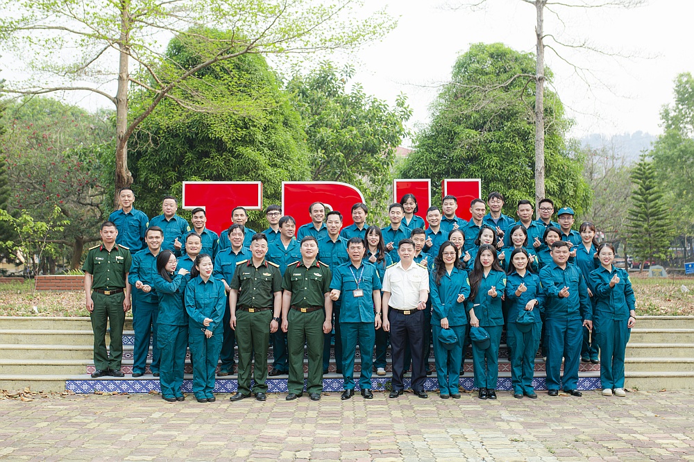 Ban chỉ huy quân sự Trường Đại học Tây Bắc –  Thuế tỉnh Sơn La khai mạc huấn luyện tự vệ năm 2026