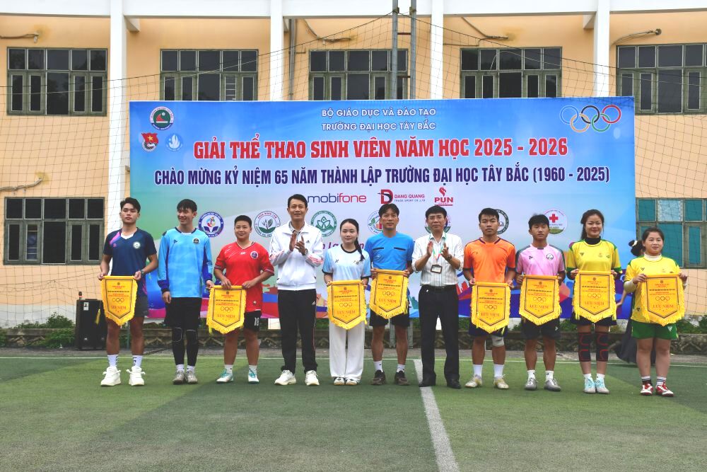 Giải thể thao sinh viên năm học 2025 – 2026 chào mừng kỷ niệm 65 năm ngày thành lập Trường Đại học Tây Bắc (1960 – 2025)